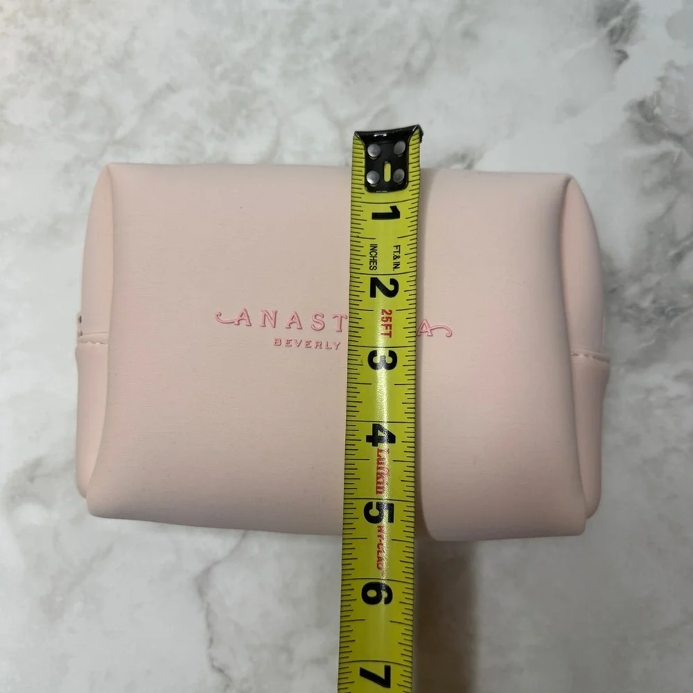 Anastasia Beverly Hills | Faux Leather Makeup Cosmetic Bag | Pink